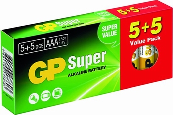 Batterijen GP 10 stuks AA Alkaline