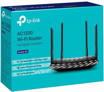 TP-Link Archer C6 AC1200 WiFi 10/100/1000